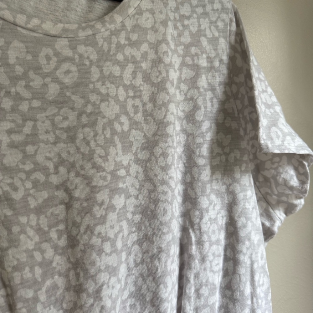 Old Navy White & Gray Animal Print 100% cotton Midi Dress XXL - Picture 3 of 11